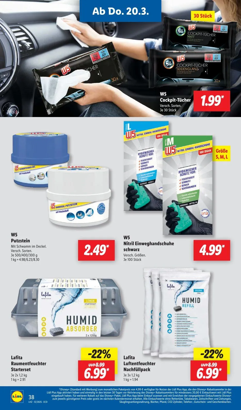 Lidl Prospekt von 17. März bis 22. März 2025 - Prospekt seite 52