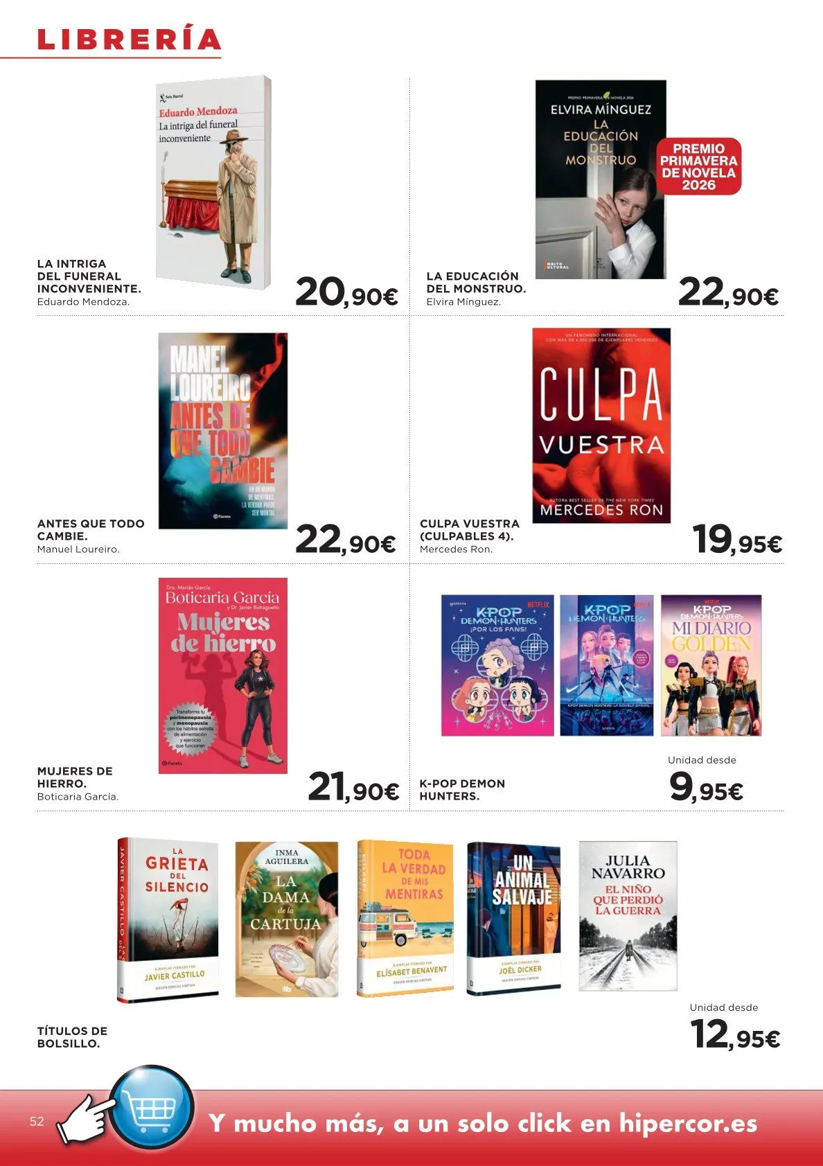 Catálogo de ofertas de Hipercor 21 de mayo al 3 de junio 2026 - Página 52