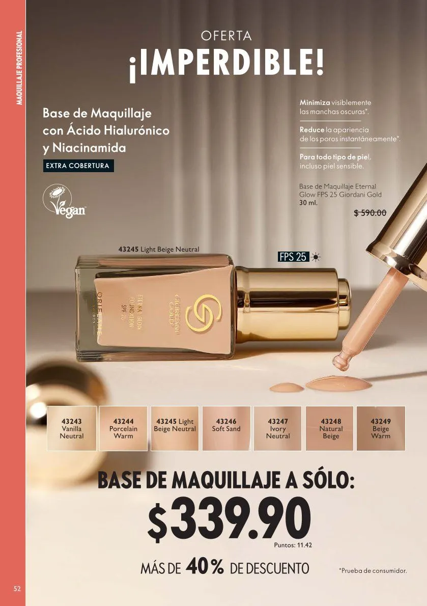 Catálogo de  Oriflame Ofertas 20 de junio al 10 de julio 2026 - Pagina 52