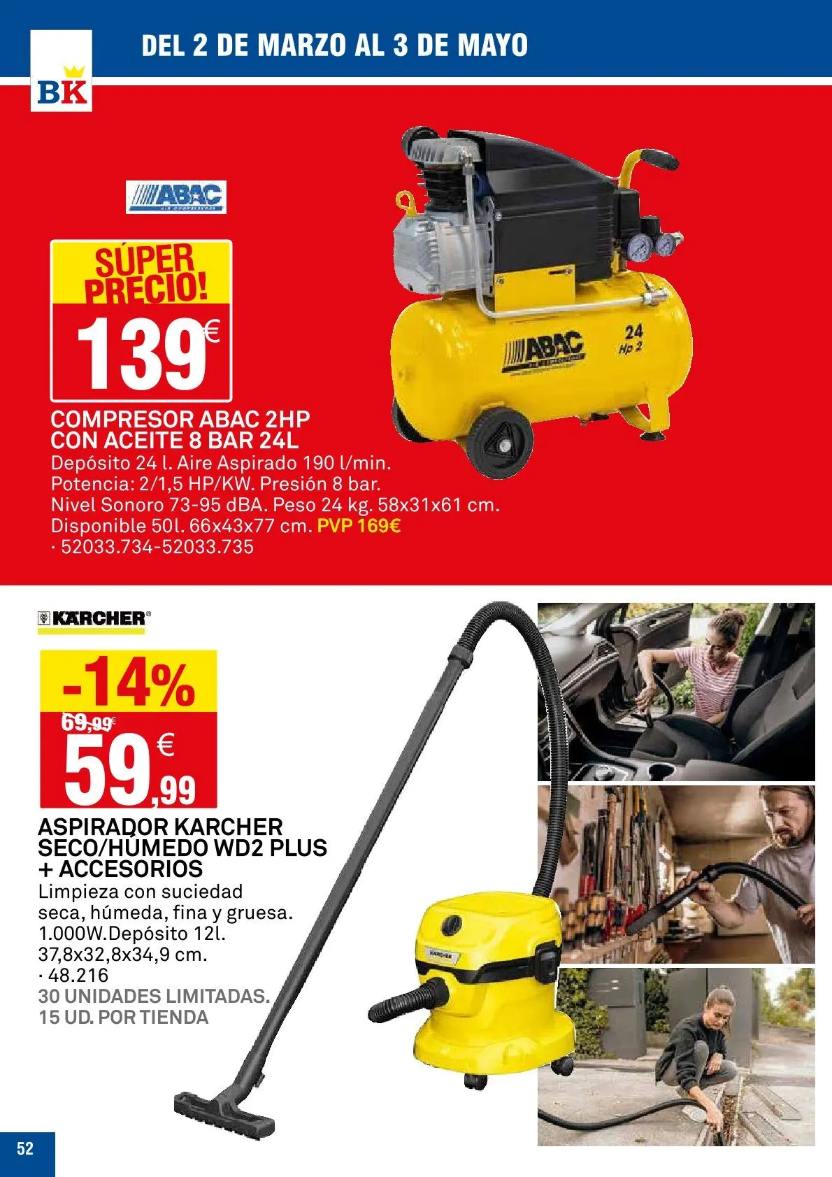 Catálogo de Bricoking Ofertas 2 de marzo al 3 de marzo 2026 - Página 52