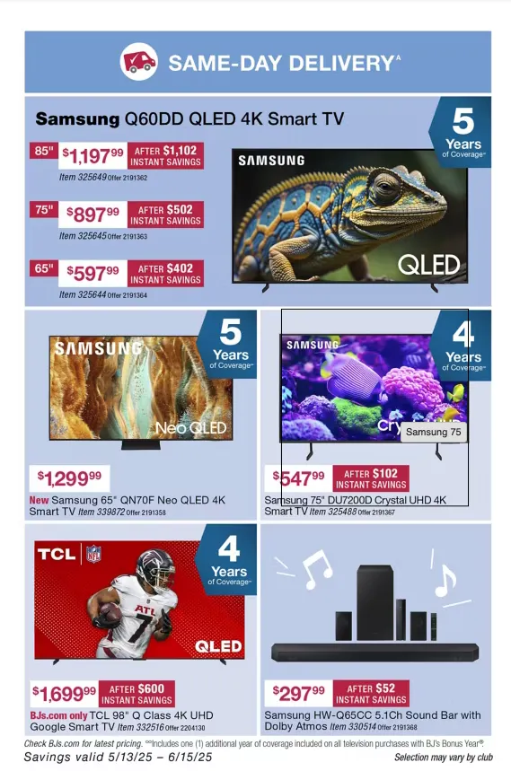 Weekly ad Bj's Weekly Ad from May 19 to June 15 2025 - Page 50