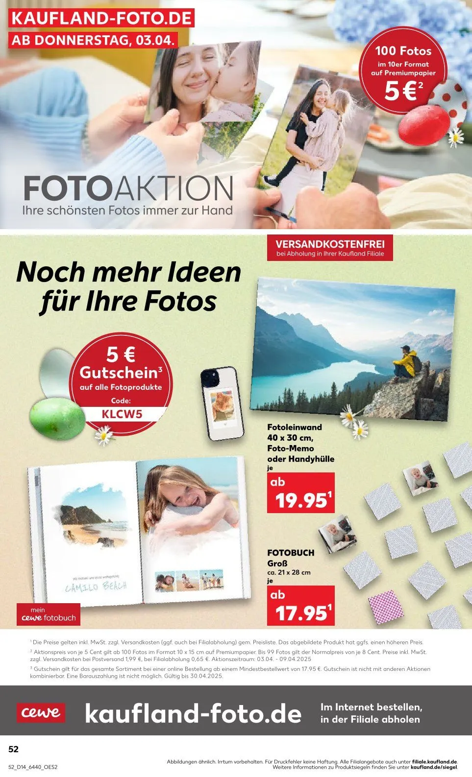 Kaufland Prospekt von 3. April bis 9. April 2025 - Prospekt seite 52