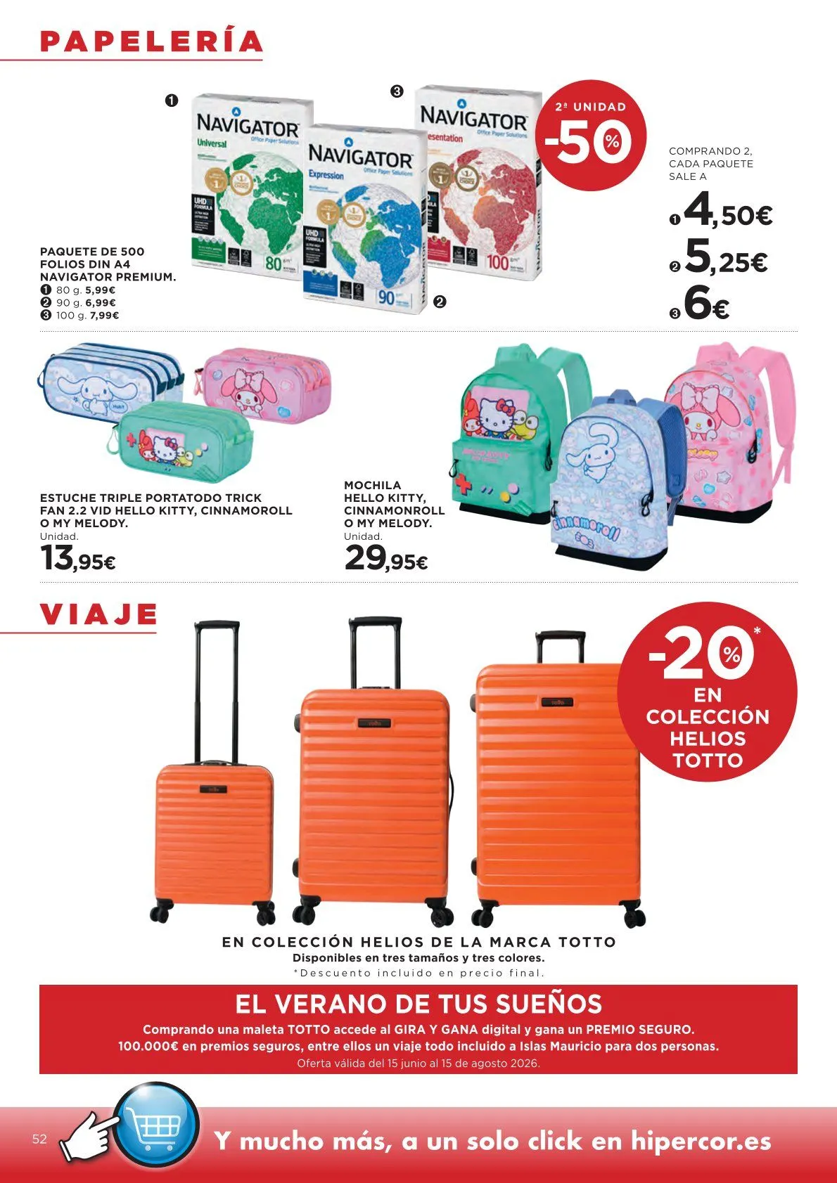 Catálogo de Hipercor Ofertas 18 de junio al 30 de junio 2026 - Página 52