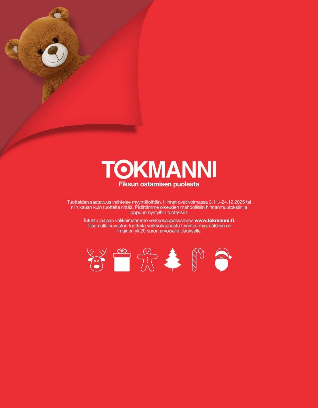  Tokmanni Tarjoukset voimassa alkaen 3. marraskuuta - 24. joulukuuta 2025 - Tarjouslehti sivu 52