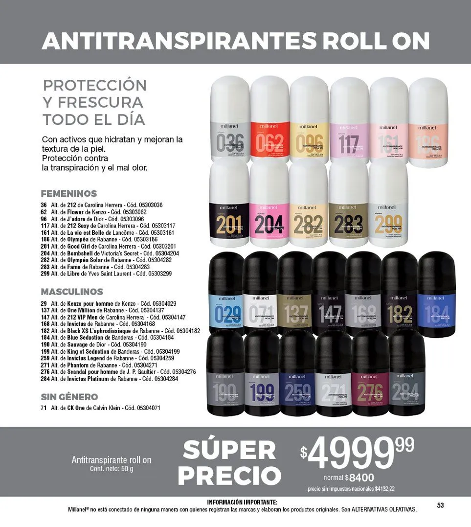 Ofertas de Ofertas Millanel  30 de marzo al 26 de abril 2026 - Página 53 del catálogo