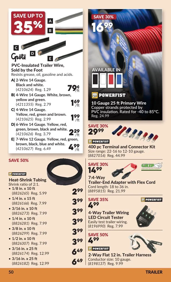Princess Auto Sales from April 7 to April 19 2026 - flyer page 53