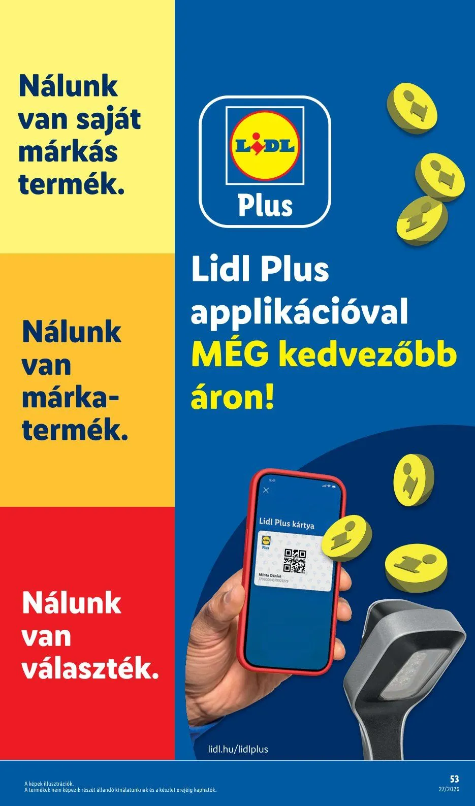 Katalógus  Lidl legfrissebb ajánlatai július 23.-tól július 29.-ig 2026. - Oldal 53