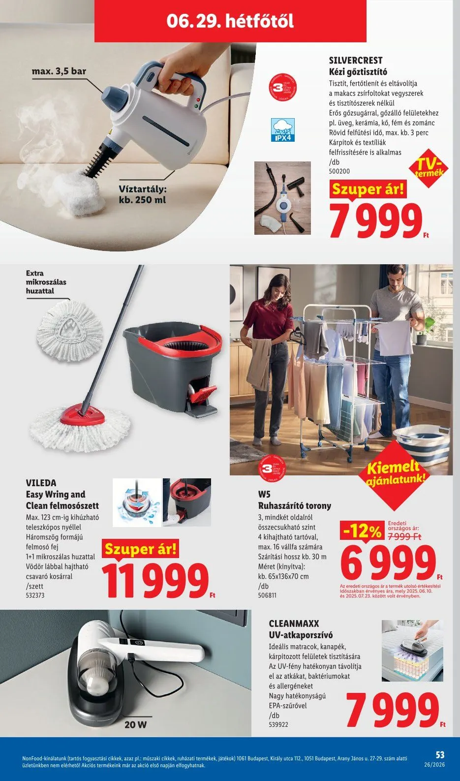 Katalógus Lidl legfrissebb ajánlatai június 25.-tól július 7.-ig 2026. - Oldal 53
