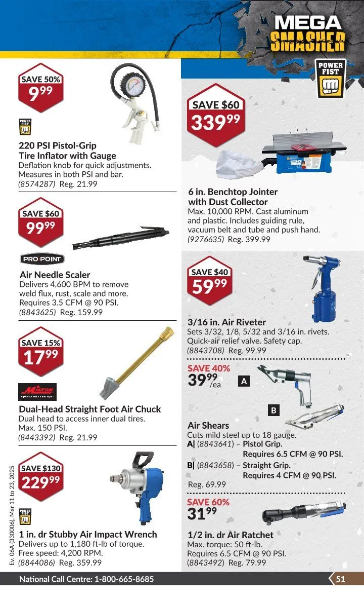 Princess Auto flyers from March 11 to March 23 2025 - flyer page 57