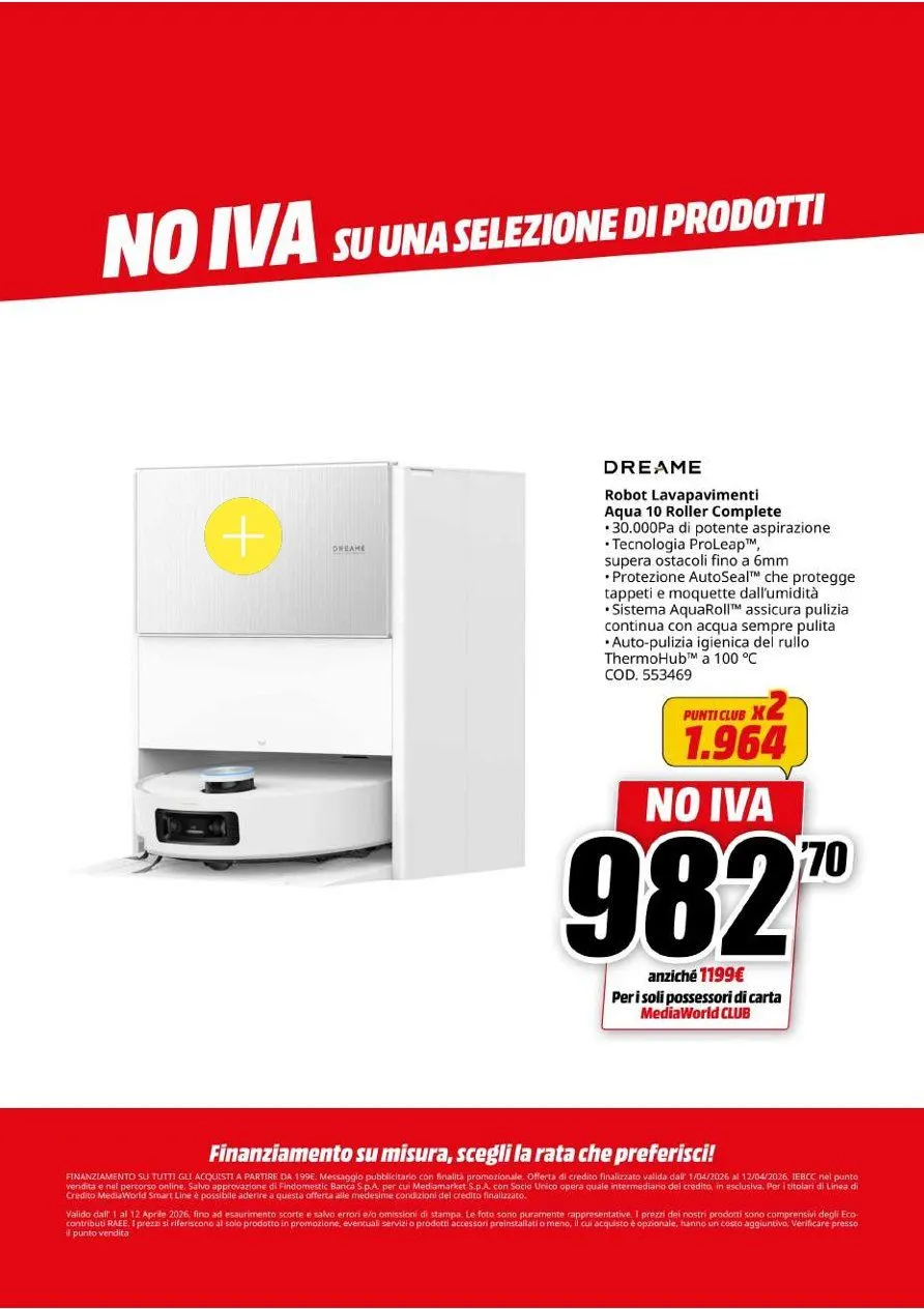 Volantini MEDIAWORLD da 1 aprile a 12 aprile di 2026 - Pagina del volantino 53