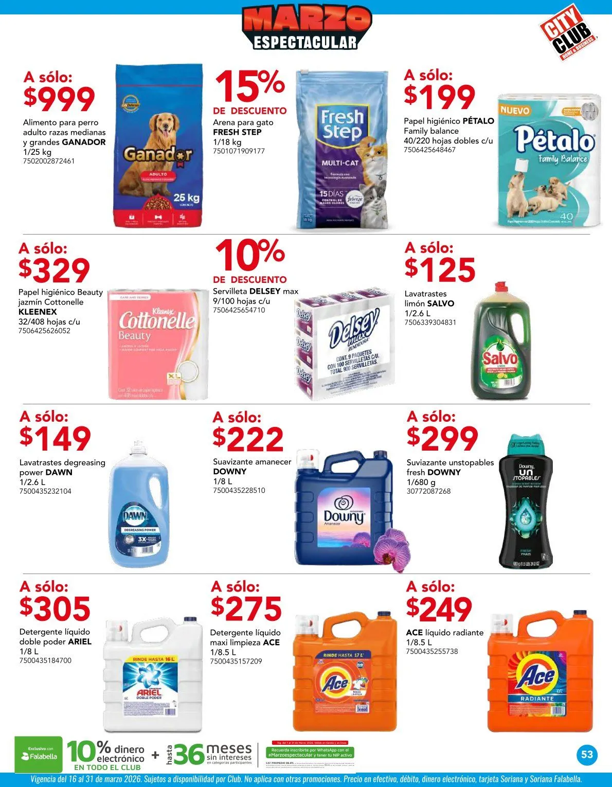 Catálogo de Ofertas City Club 2 de marzo al 31 de marzo 2026 - Pagina 53