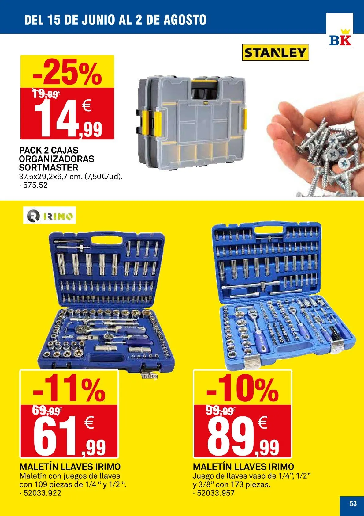 Catálogo de Bricoking Ofertas 15 de junio al 2 de agosto 2026 - Página 53