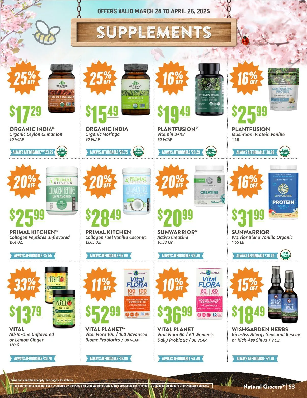 Weekly ad Natural Grocers Deals from April 4 to April 30 2025 - Page 34