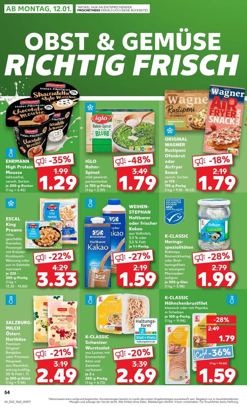 Kaufland Duitsland prospeckt van 8 januari tot 14 januari 2026 - Folder pagina 54