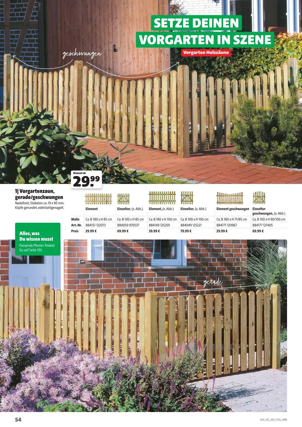 Hagebau Prospekt von 21. Mai bis 31. Dezember 2025 - Prospekt seite 54