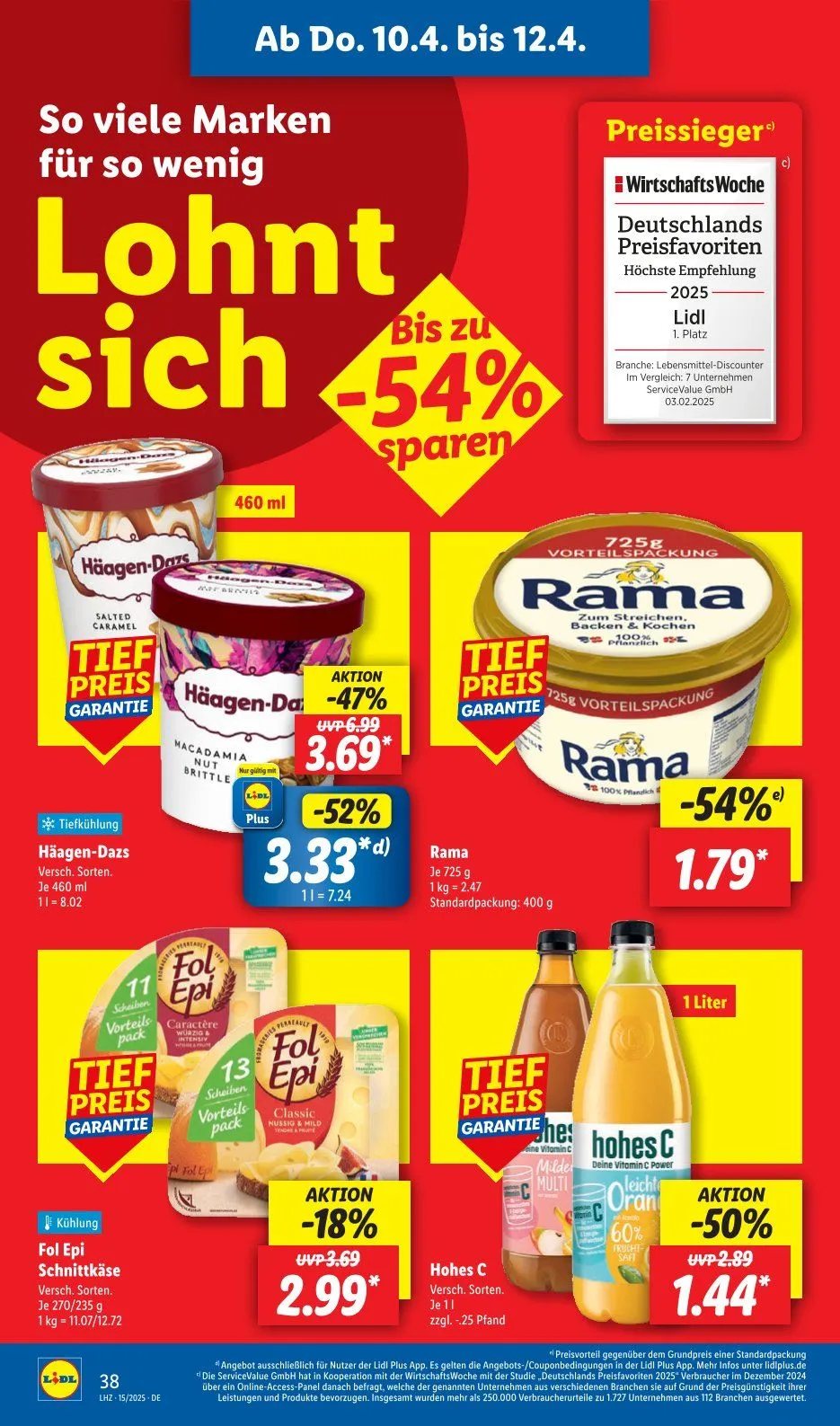 Lidl Prospekt von 7. April bis 12. April 2025 - Prospekt seite 53