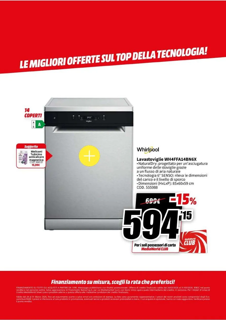 Mediaworld Volantino da 24 marzo a 31 marzo di 2026 - Pagina del volantino 54