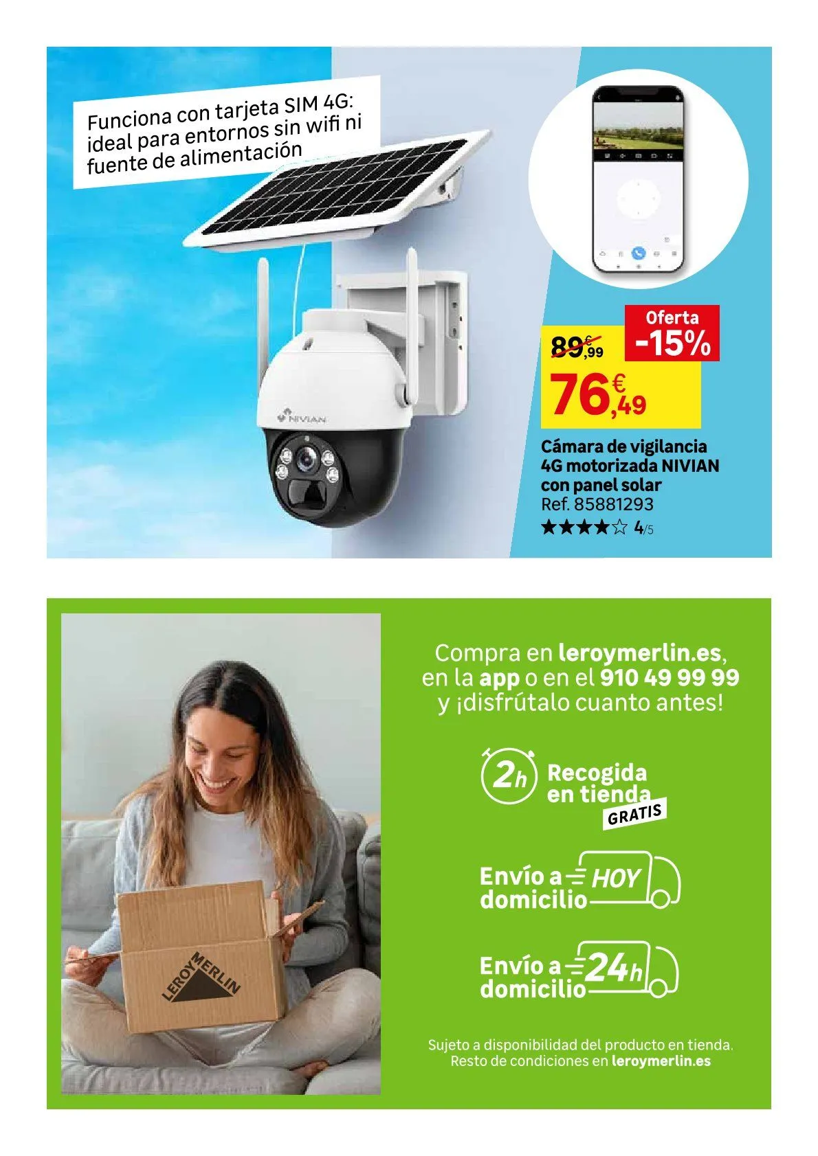 Catálogo de Leroy Merlin Ofertas 26 de mayo al 22 de junio 2026 - Página 54