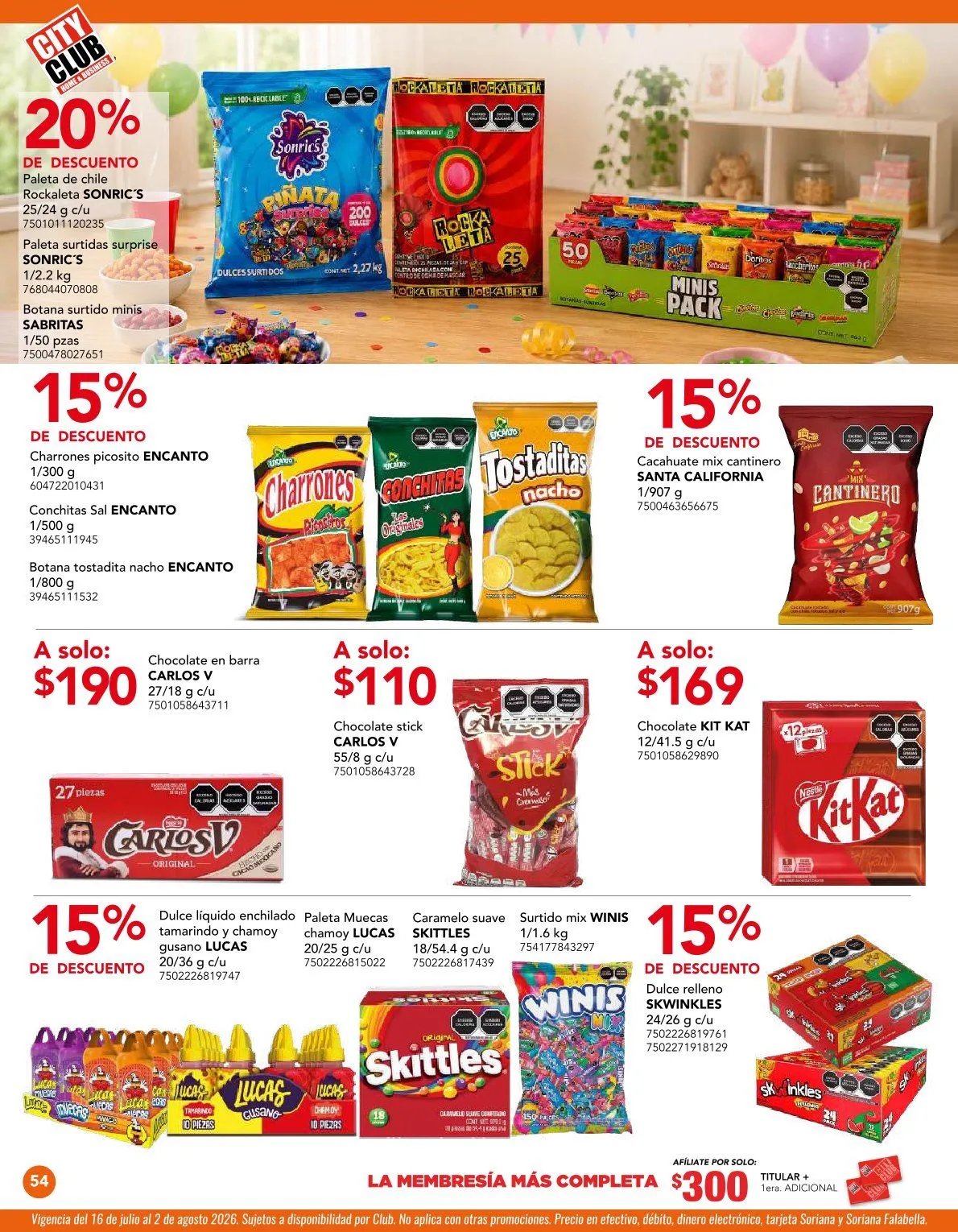 Catálogo de City Club Ofertas 1 de julio al 31 de julio 2026 - Pagina 54