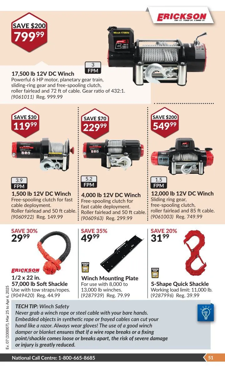 Princess Auto Sales from March 25 to April 6 2025 - flyer page 69