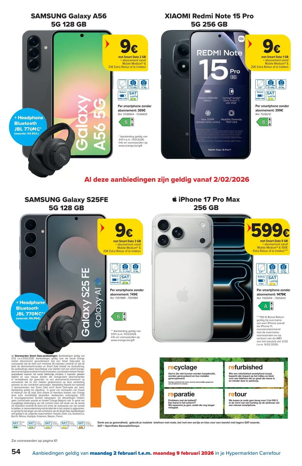 Carrefour folder van 28 januari tot 9 februari 2026 - folder pagina 54