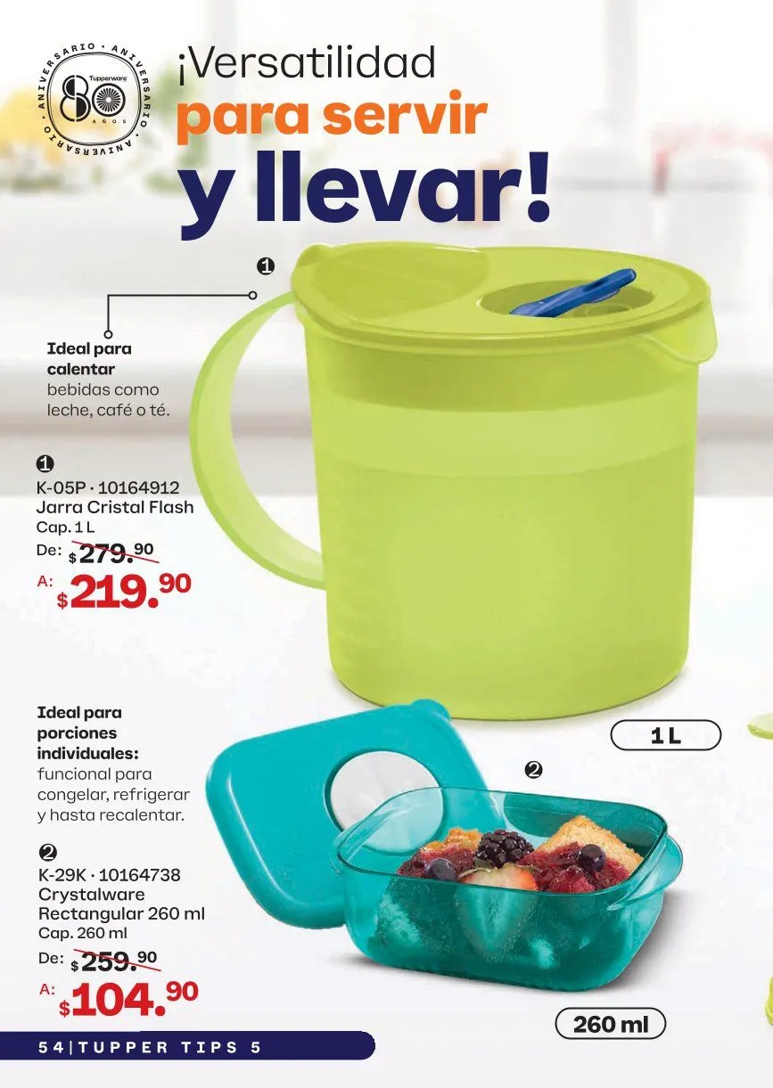 Catálogo de Tupperware Ofertas 17 de abril al 20 de mayo 2026 - Pagina 54