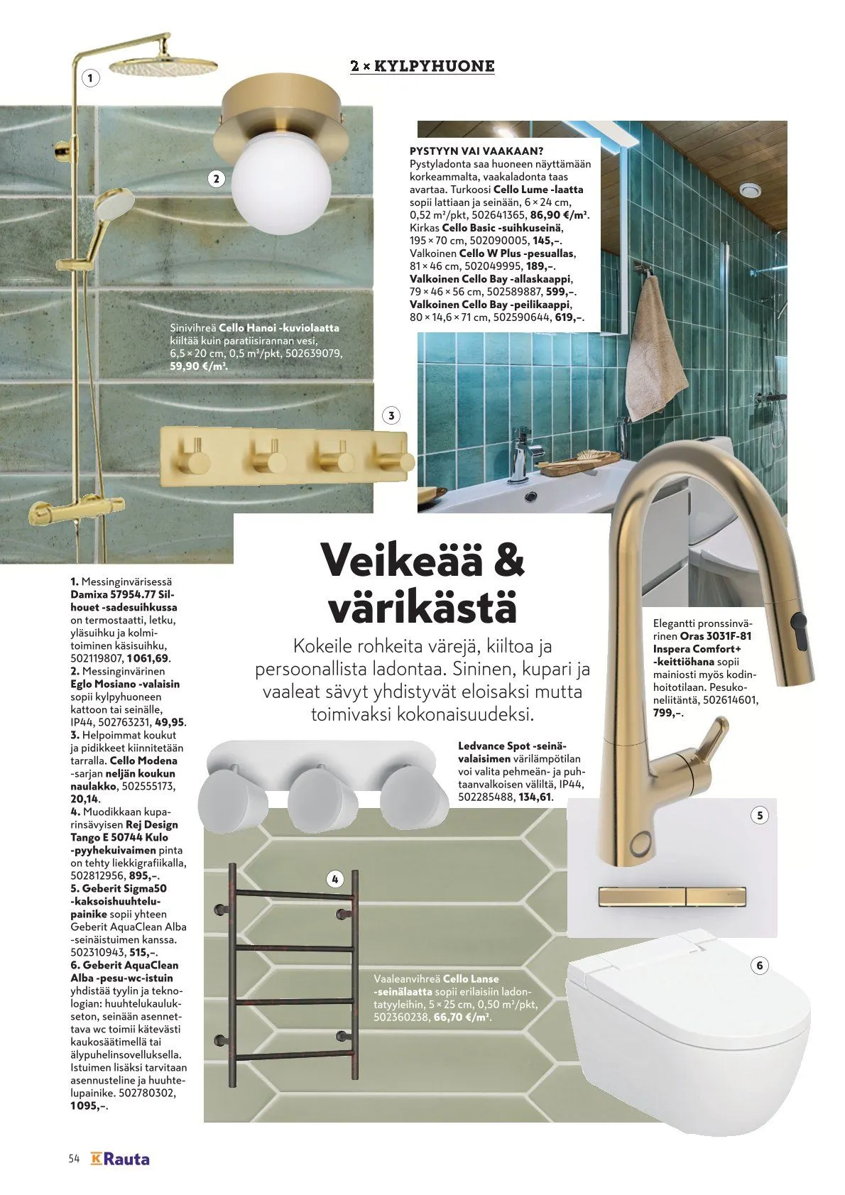 Kaupan K-Rauta uusimmat tarjoukset voimassa alkaen 5. helmikuuta - 28. helmikuuta 2026 - Tarjouslehti sivu 54
