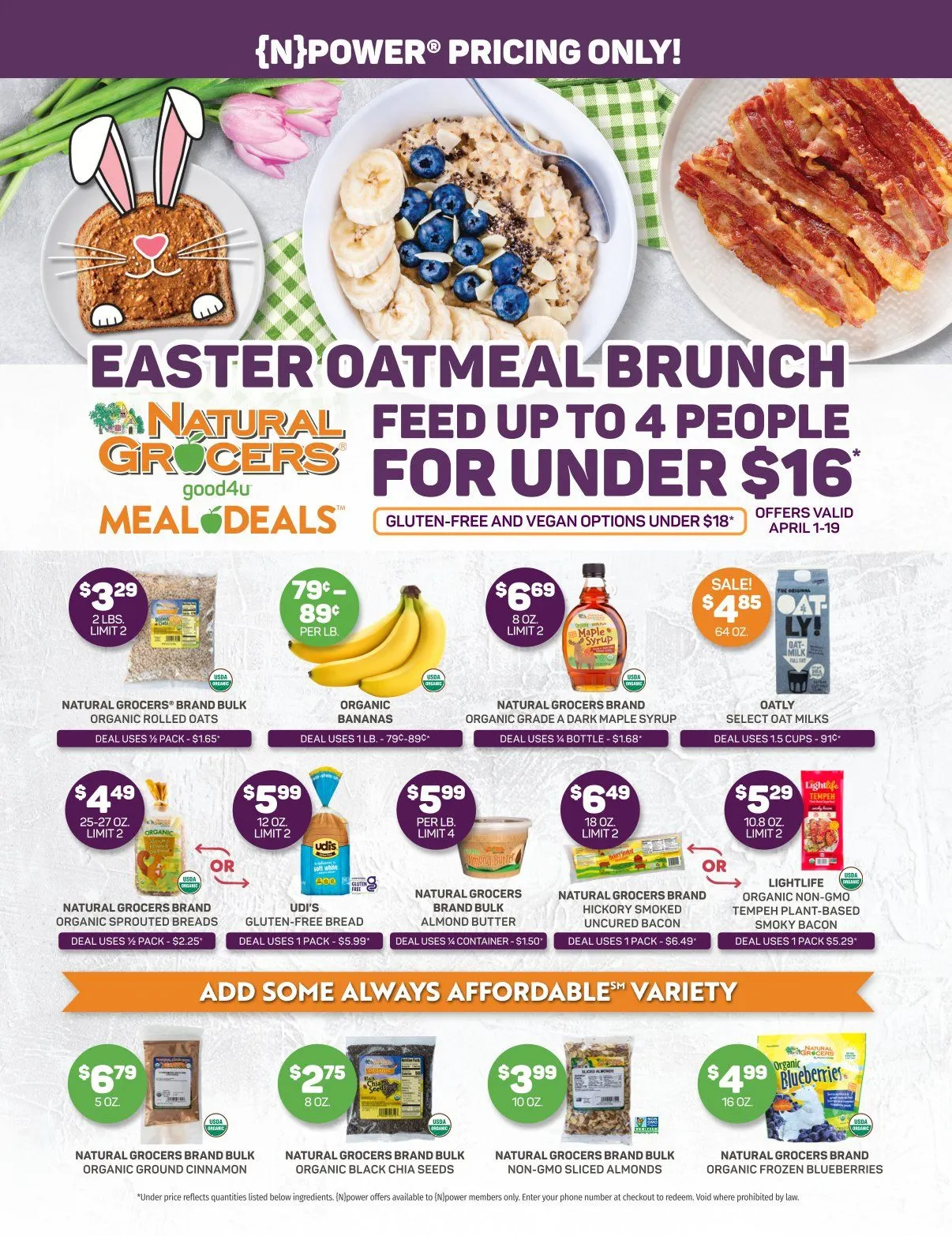 Weekly ad Natural Grocers Deals from April 4 to April 30 2025 - Page 47