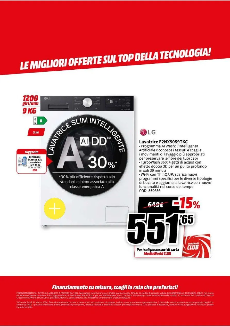  Mediaworld Volantino da 24 marzo a 31 marzo di 2026 - Pagina del volantino 55