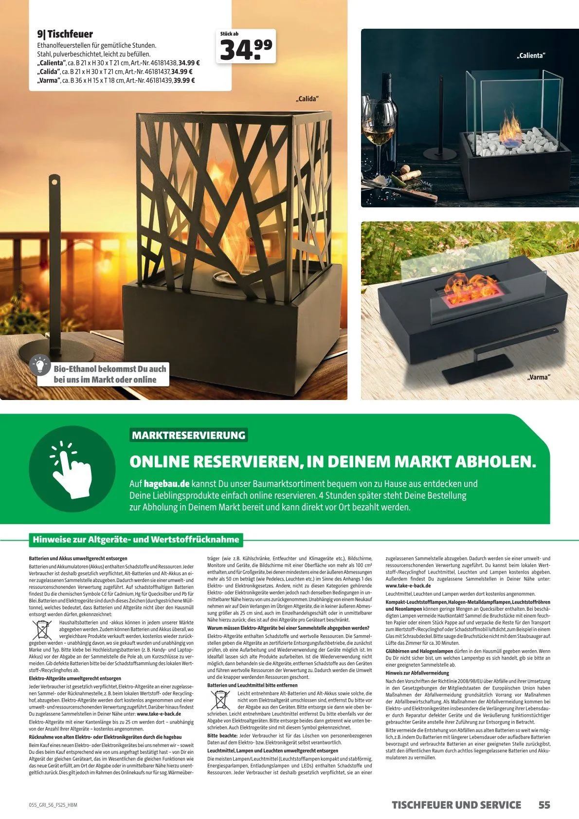 Hagebau Prospekt von 21. Mai bis 31. Dezember 2025 - Prospekt seite 55