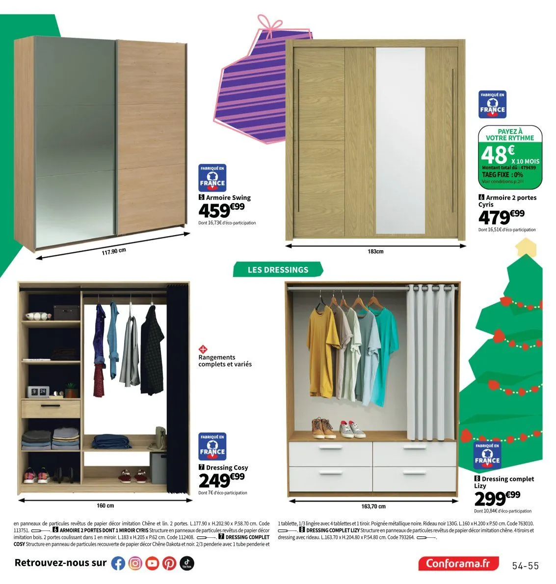 Catalogues Conforama du 28 octobre au 25 décembre 2025 - Catalogue page 55