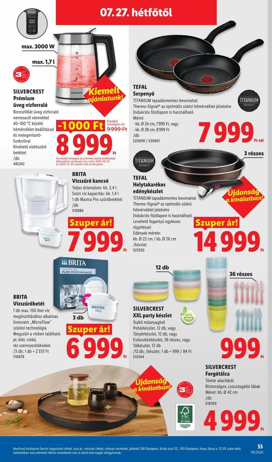 Katalógus  Lidl legfrissebb ajánlatai július 23.-tól július 29.-ig 2026. - Oldal 55