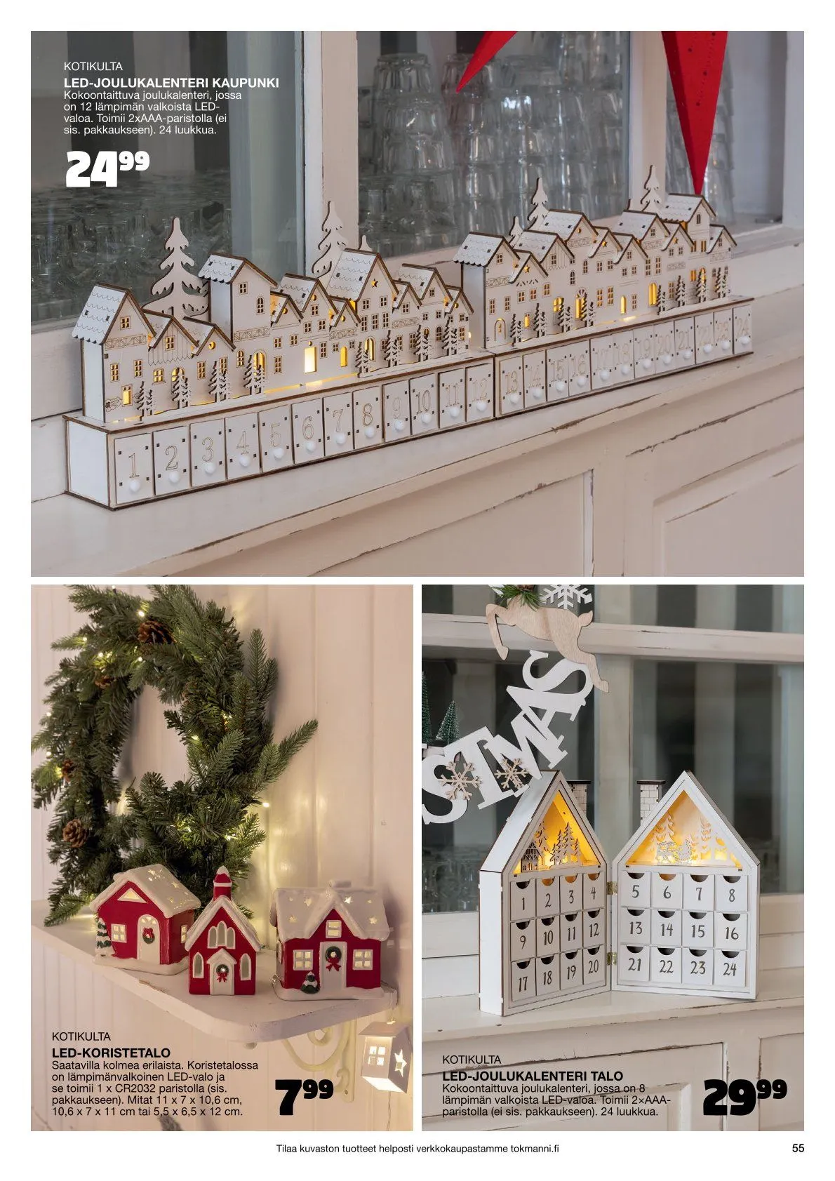  Tokmanni Tarjoukset voimassa alkaen 28. marraskuuta - 24. joulukuuta 2025 - Tarjouslehti sivu 55