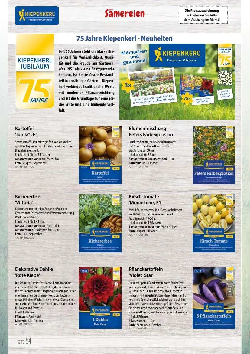 KIEBITZMARKT Angebote von 15. Mai bis 21. Mai 2026 - Prospekt seite 54