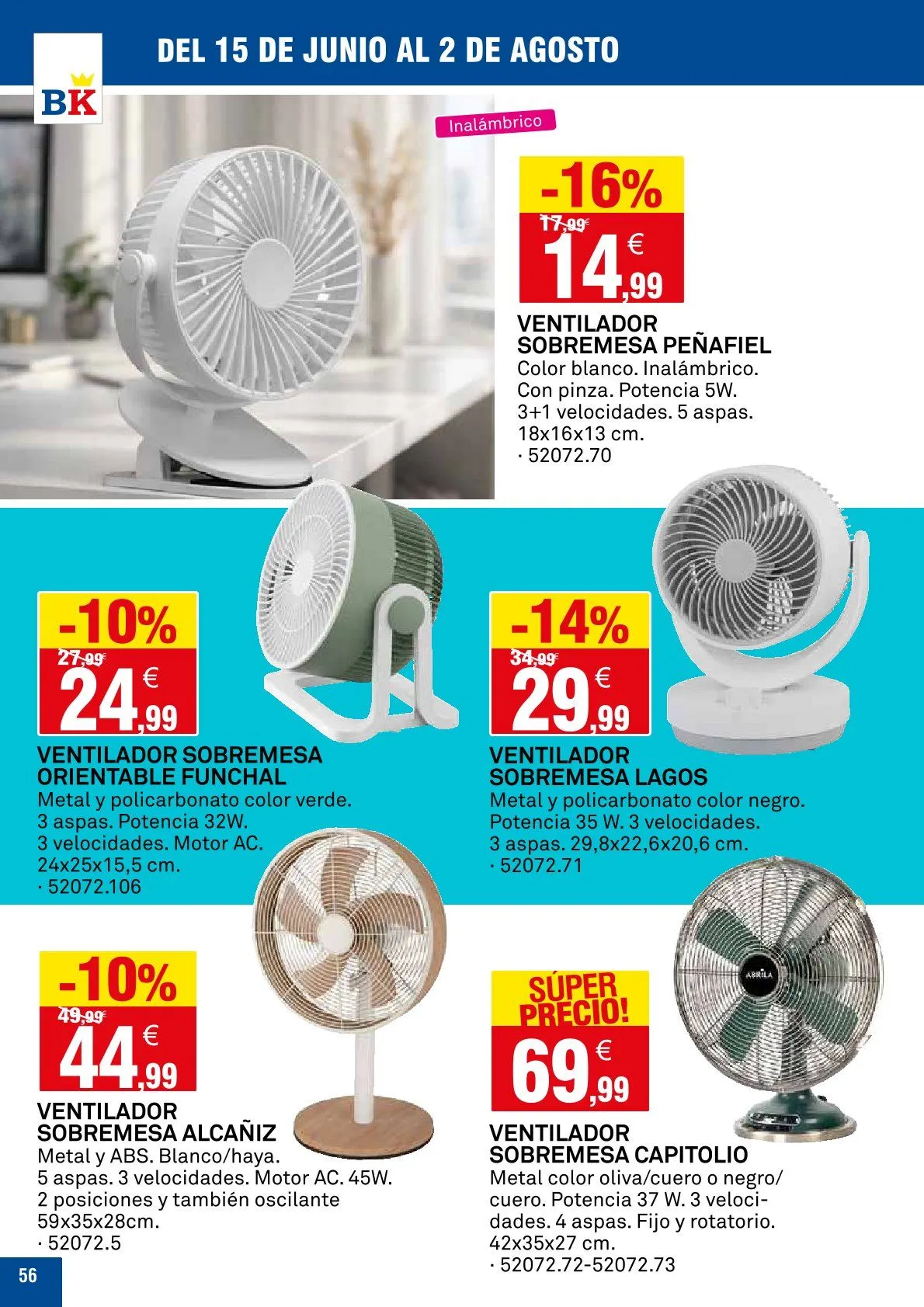 Catálogo de Bricoking Ofertas 15 de junio al 2 de agosto 2026 - Página 56