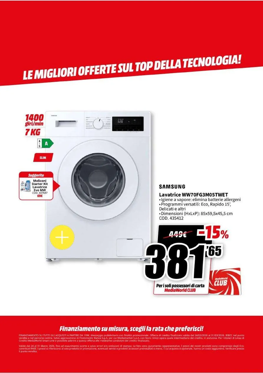 Mediaworld Volantino da 24 marzo a 31 marzo di 2026 - Pagina del volantino 56