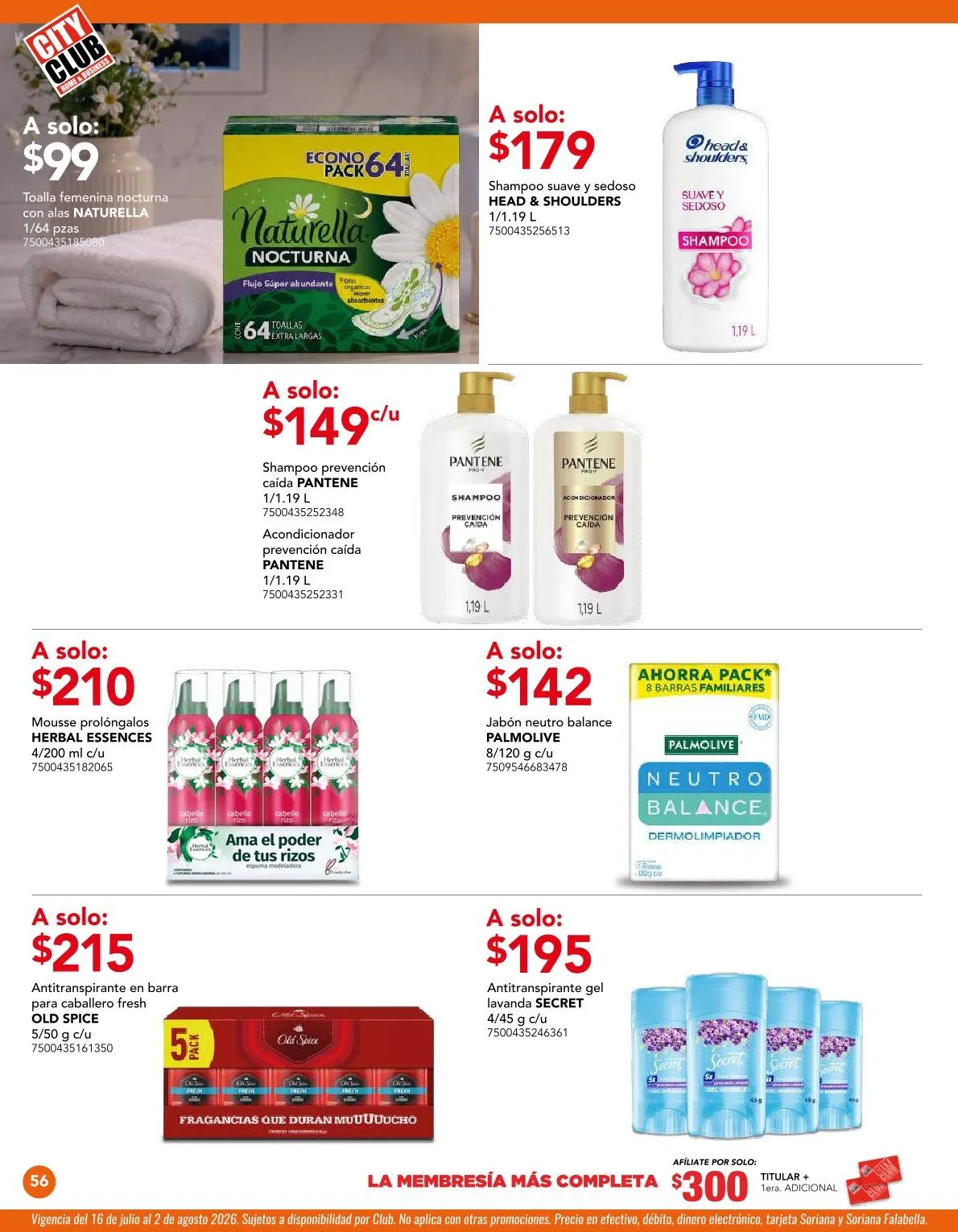 Catálogo de City Club Ofertas 1 de julio al 31 de julio 2026 - Pagina 56