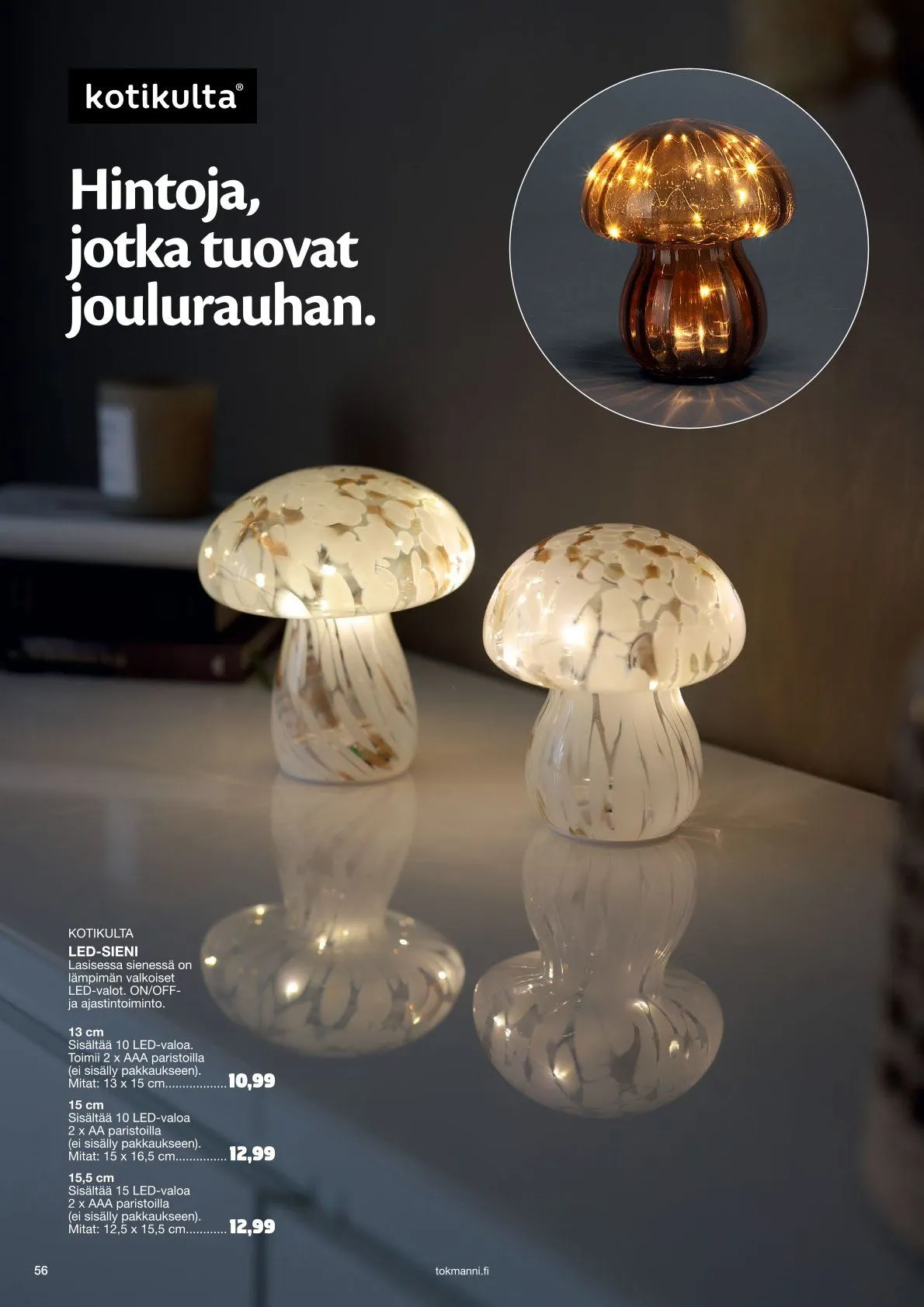  Tokmanni Tarjoukset voimassa alkaen 28. marraskuuta - 24. joulukuuta 2025 - Tarjouslehti sivu 56