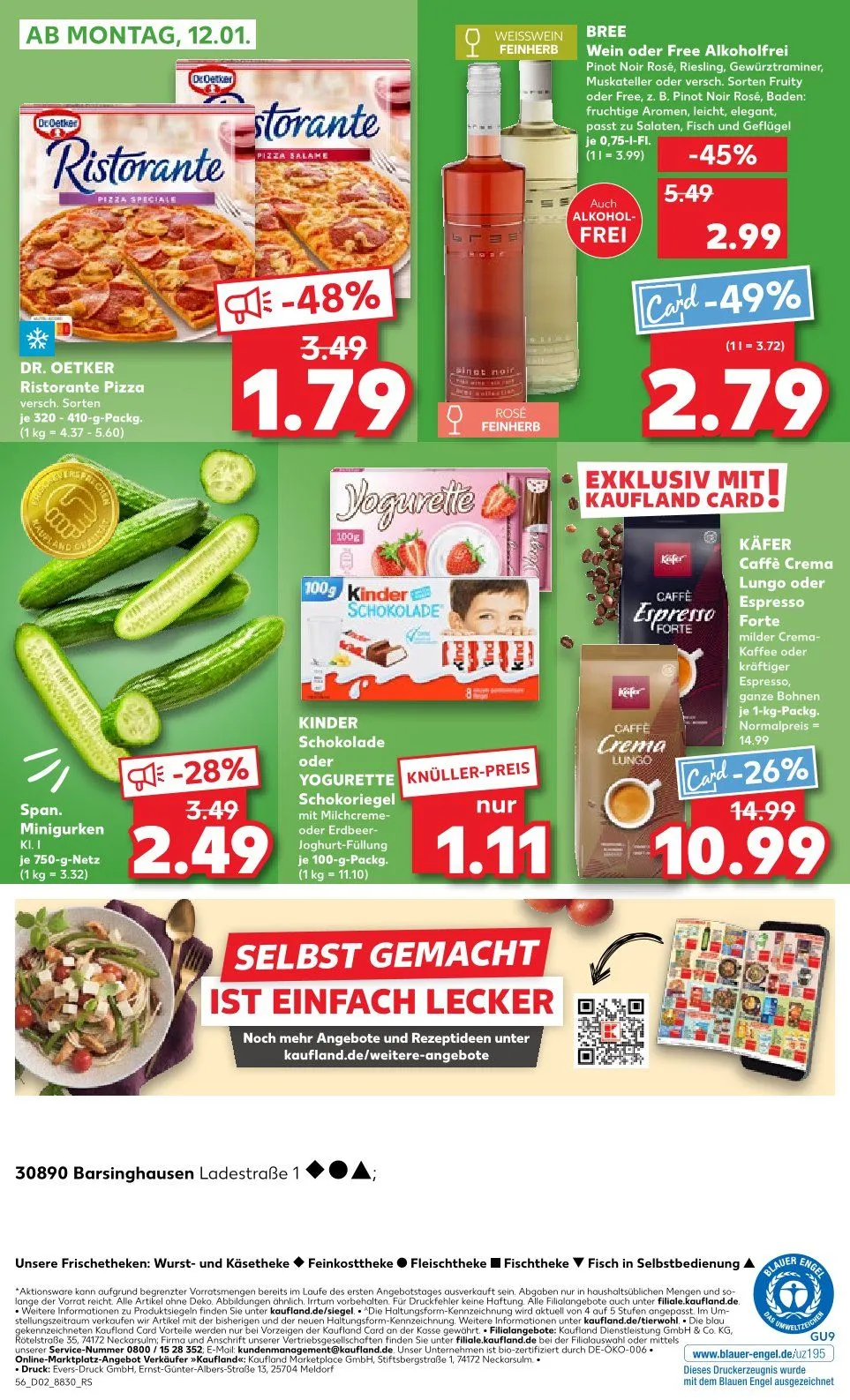 Kaufland Duitsland prospeckt van 8 januari tot 14 januari 2026 - Folder pagina 56