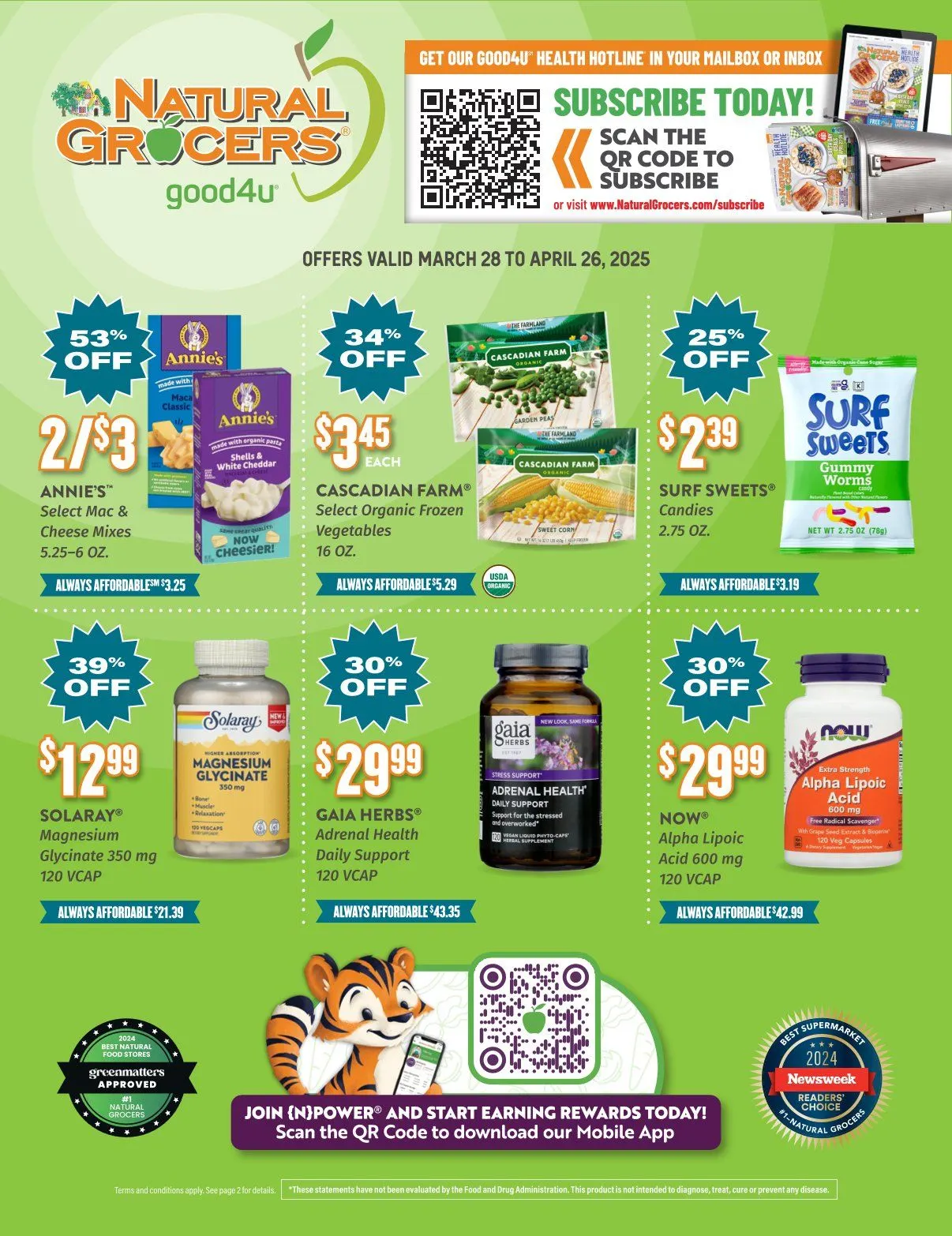 Weekly ad Natural Grocers Deals from April 4 to April 30 2025 - Page 28