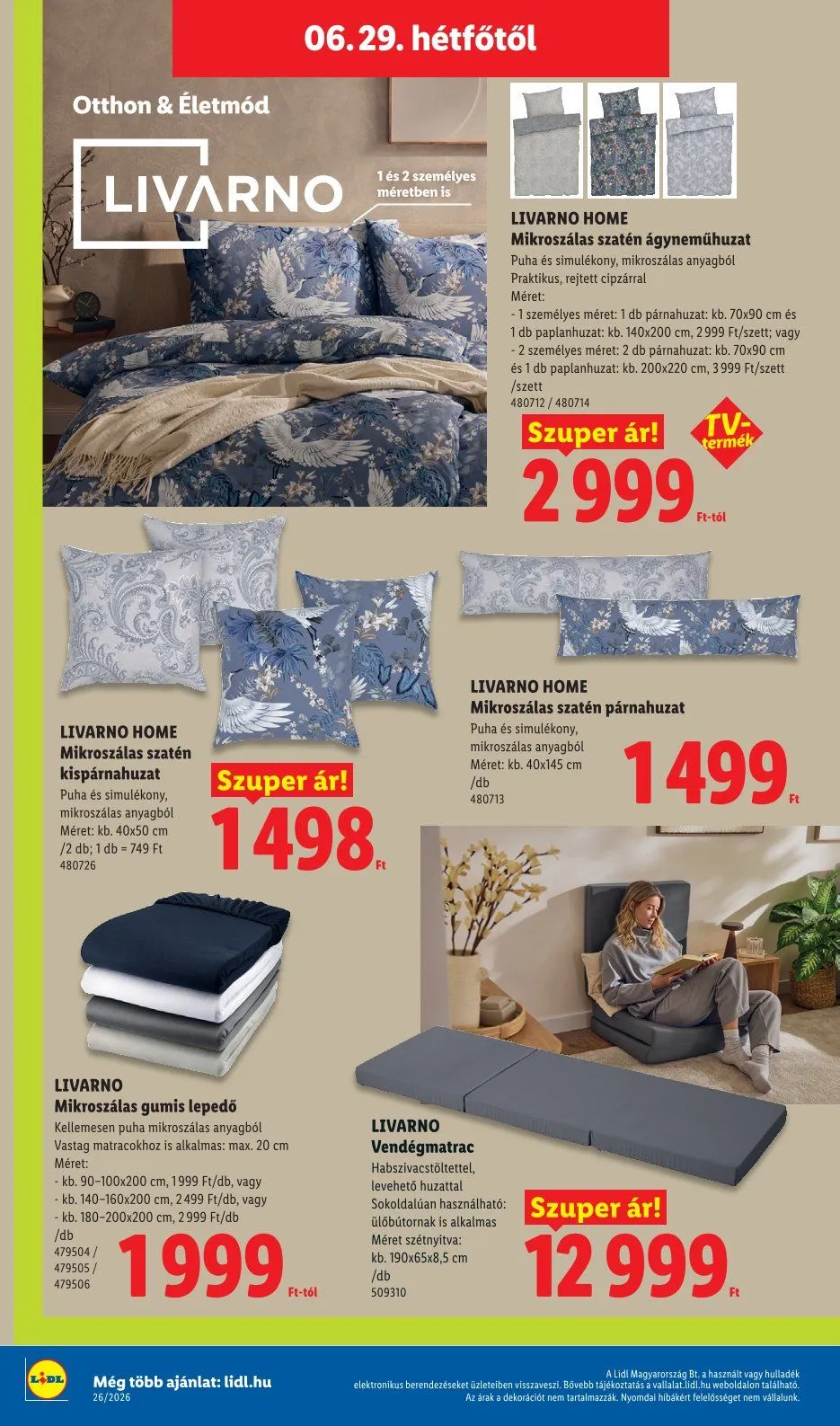 Katalógus Lidl legfrissebb ajánlatai június 25.-tól július 7.-ig 2026. - Oldal 56