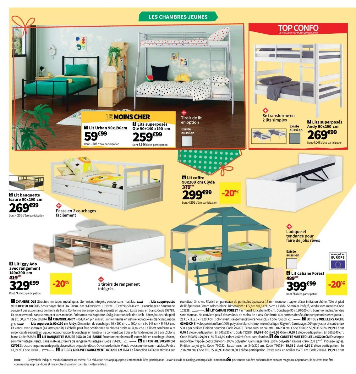 Catalogues Conforama du 28 octobre au 25 décembre 2025 - Catalogue page 56
