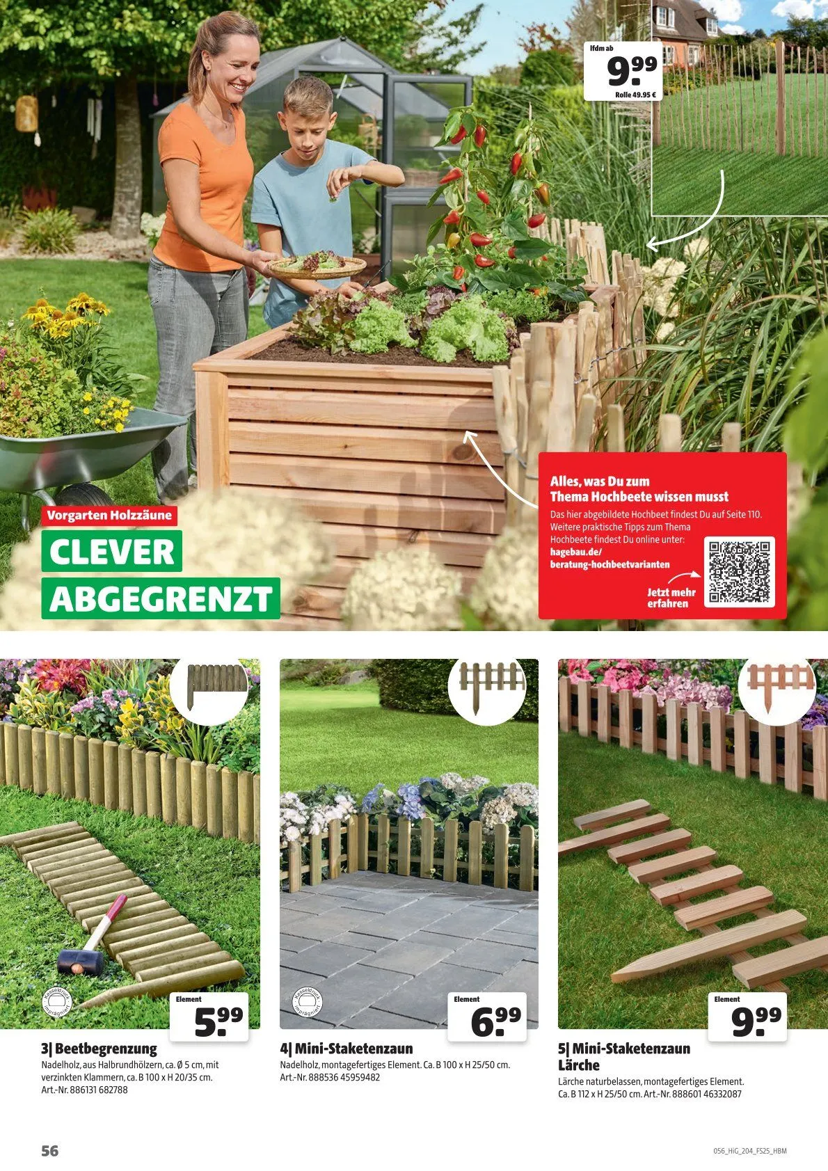 Hagebau Prospekt von 21. Mai bis 31. Dezember 2025 - Prospekt seite 56