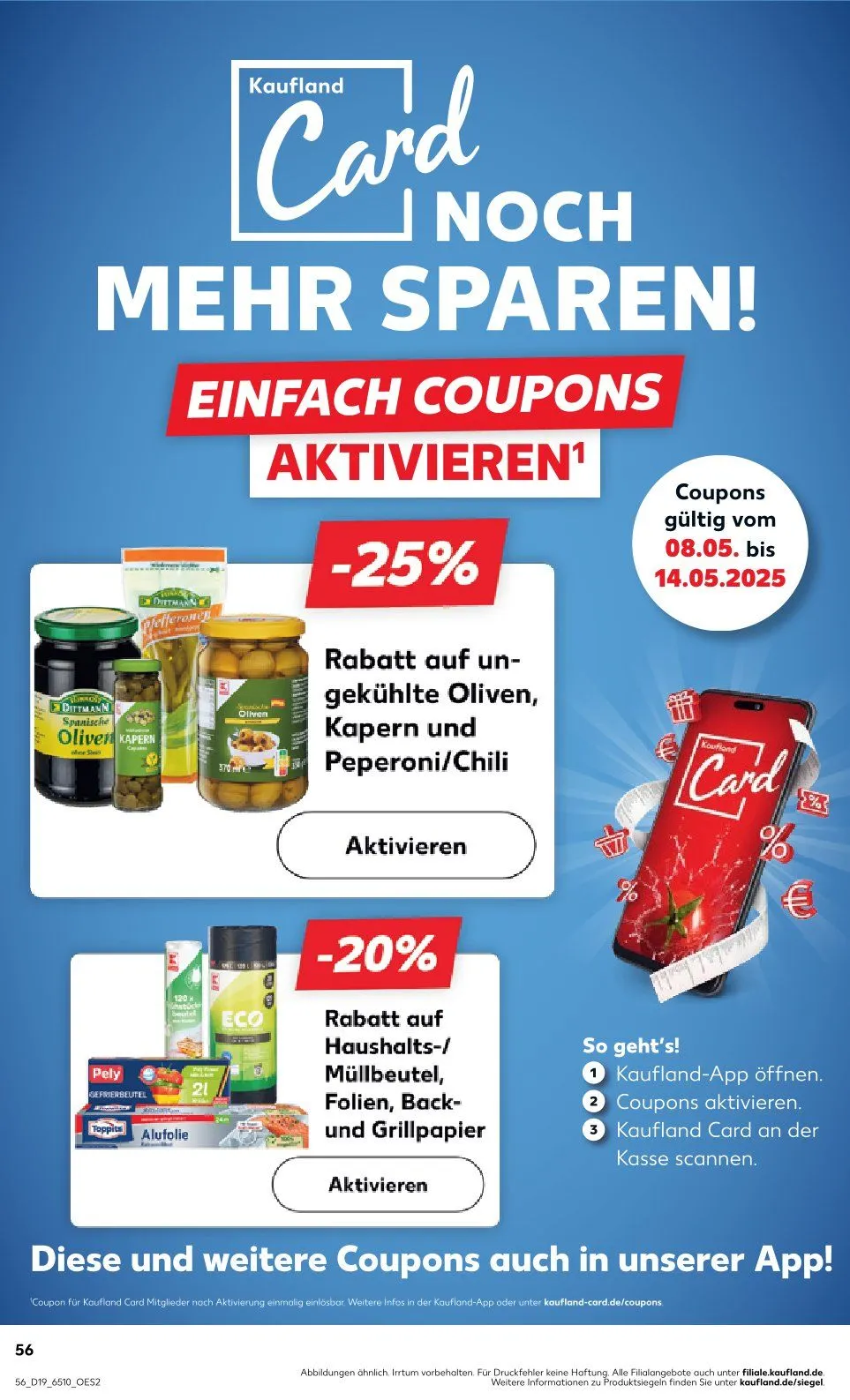 Kaufland Prospekt von 8. Mai bis 14. Mai 2025 - Prospekt seite 56