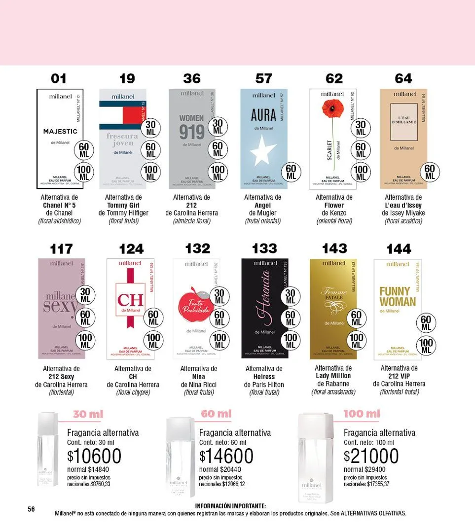 Ofertas de  Ofertas Millanel  20 de julio al 16 de agosto 2026 - Página 56 del catálogo