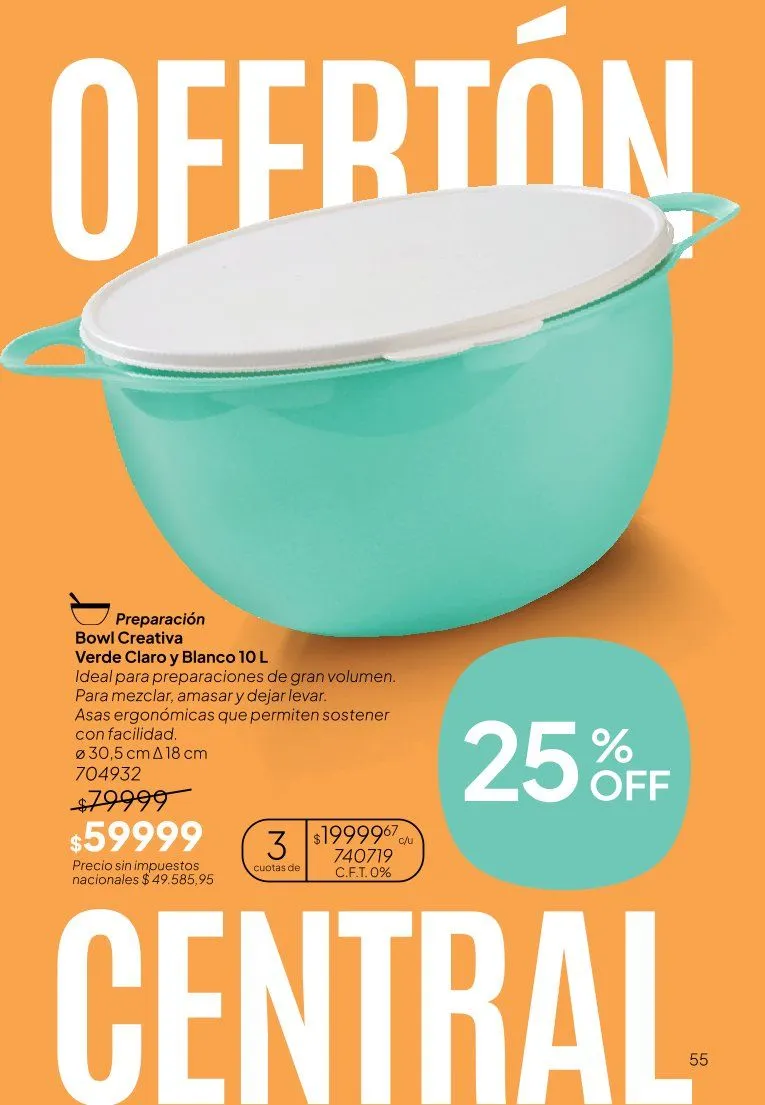 Ofertas de  Ofertas Tupperware  9 de junio al 30 de junio 2026 - Página 55 del catálogo