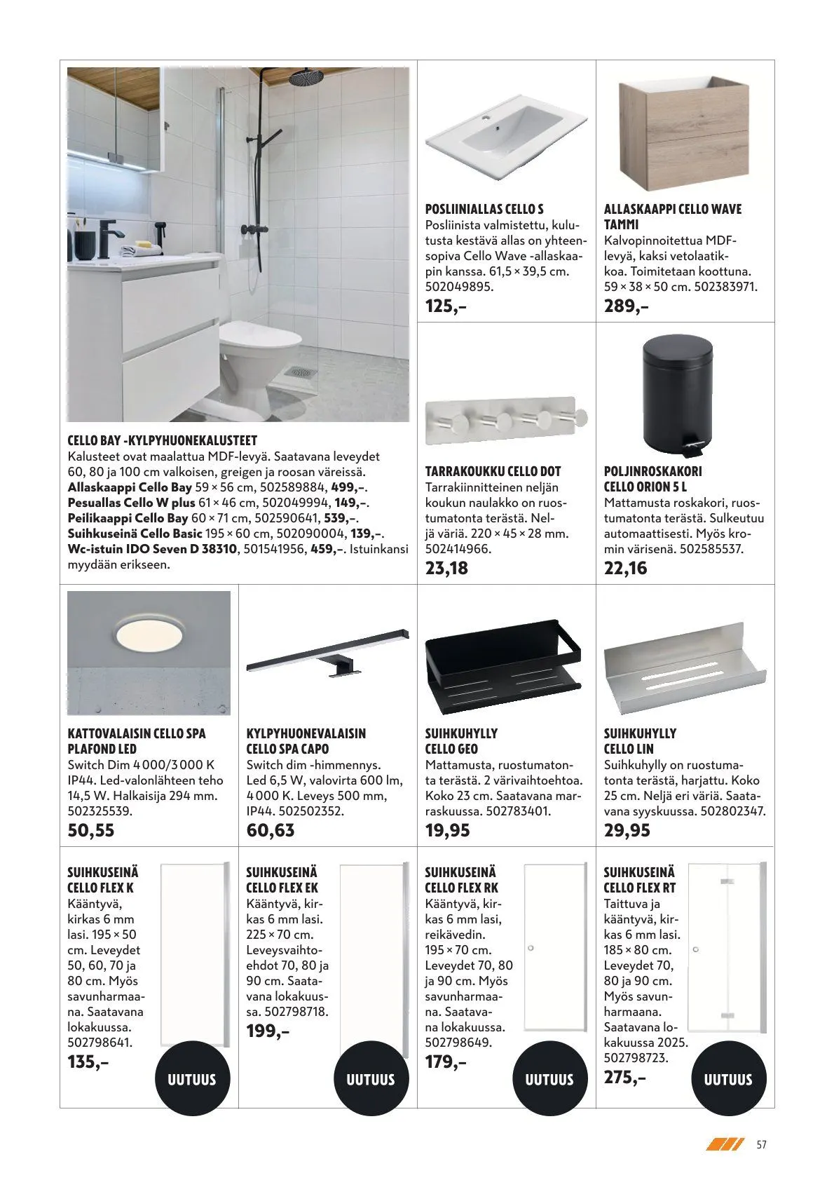 Kaupan K-Rauta uusimmat tarjoukset voimassa alkaen 5. helmikuuta - 28. helmikuuta 2026 - Tarjouslehti sivu 57