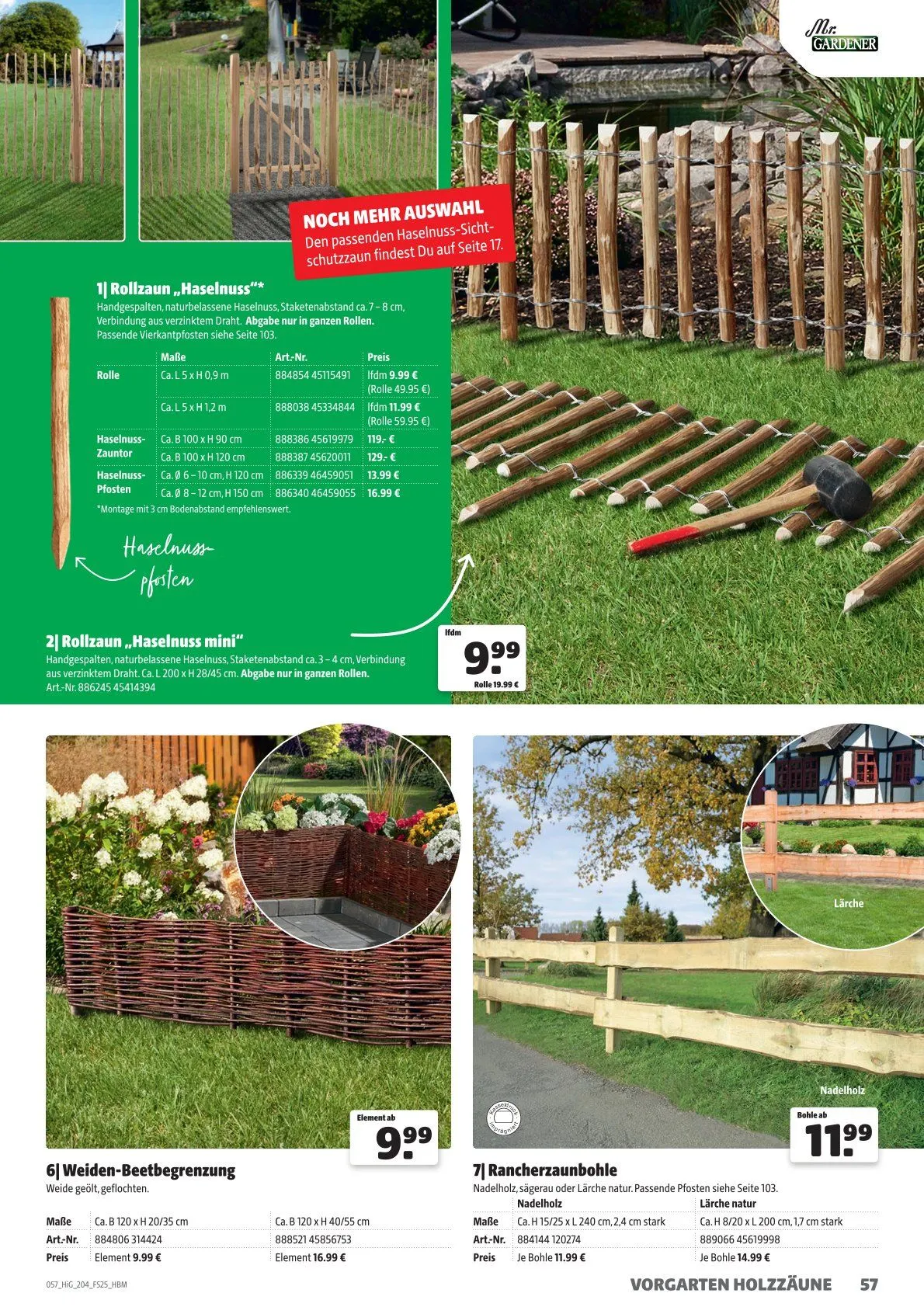 Hagebau Prospekt von 21. Mai bis 31. Dezember 2025 - Prospekt seite 57