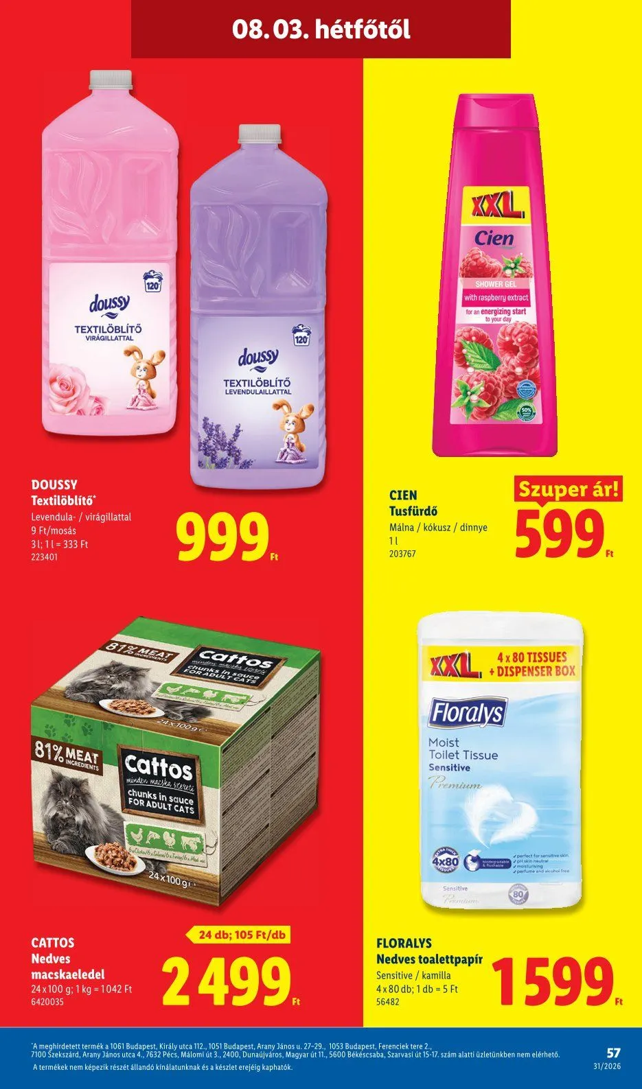 Katalógus Lidl július 30.-tól augusztus 8.-ig 2026. - Oldal 57