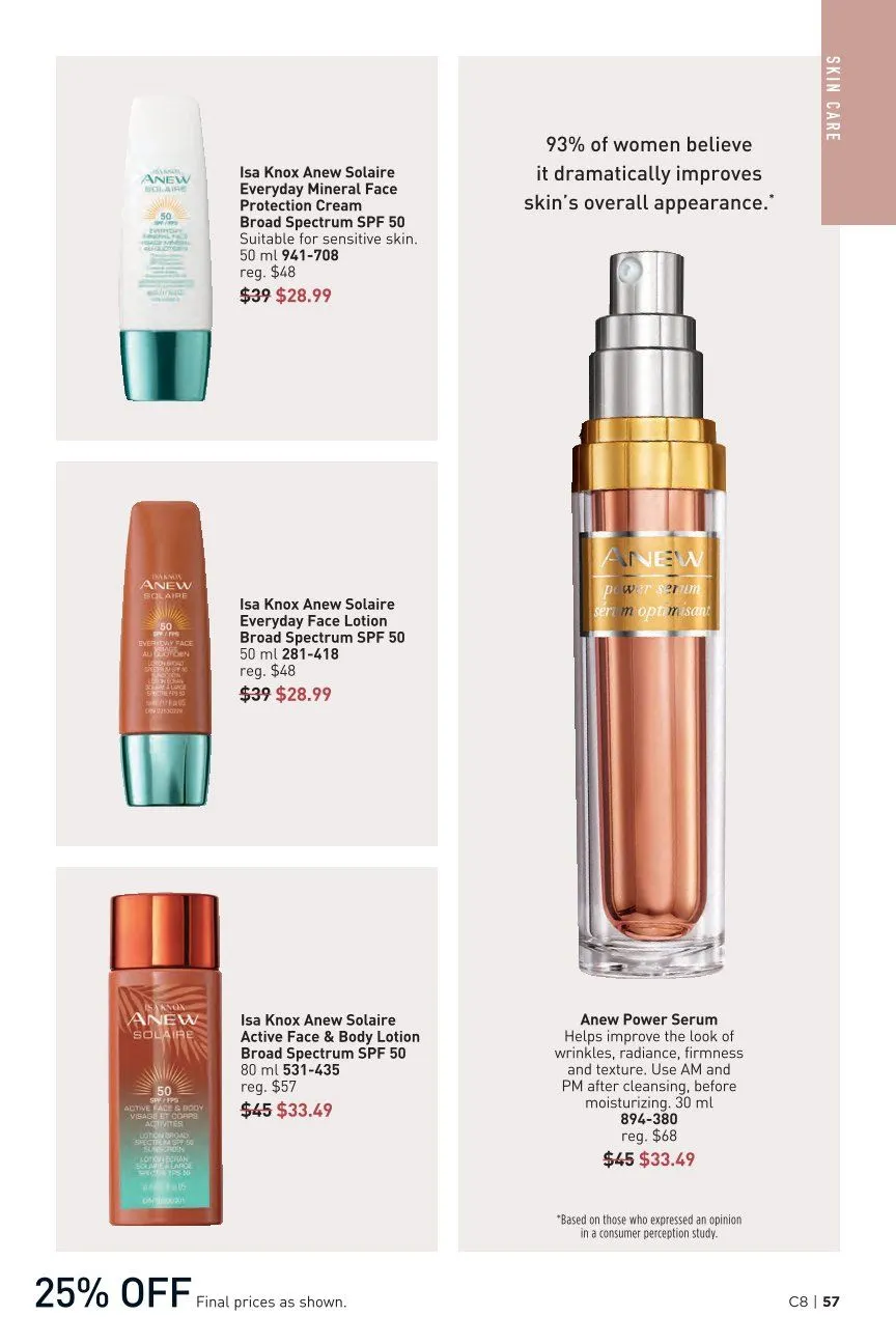 Avon Sales from April 7 to April 20 2026 - flyer page 57